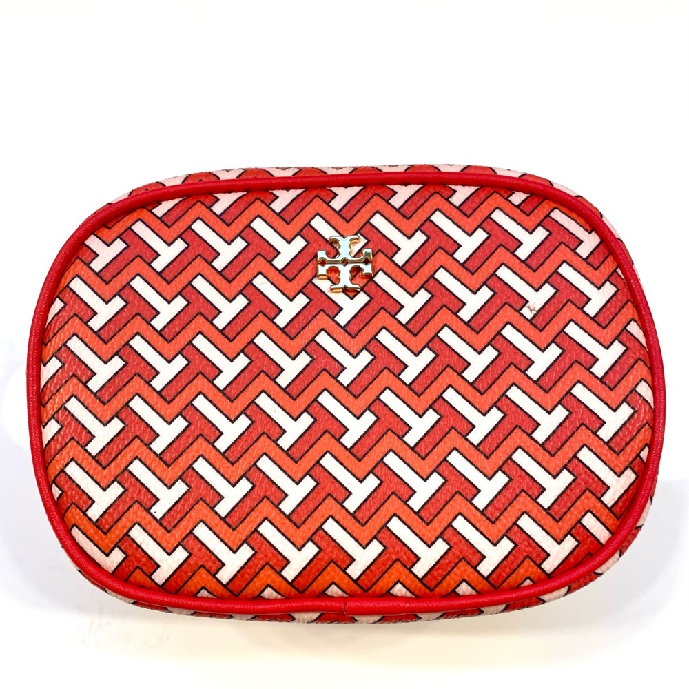 TORY BURCH T ZAG COSMETIC POUCH